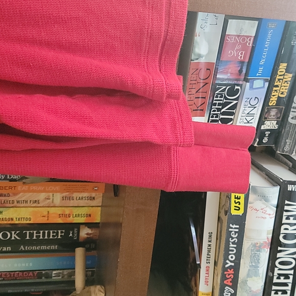 Red Festive Old Navy Christmas Long Sleeve Shirt - Picture 4 of 8